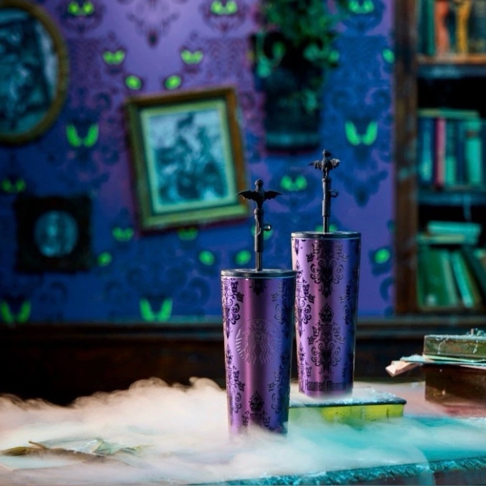 The Haunted Mansion 24oz. Stainless Steel Starbucks® Tumbler with Straw